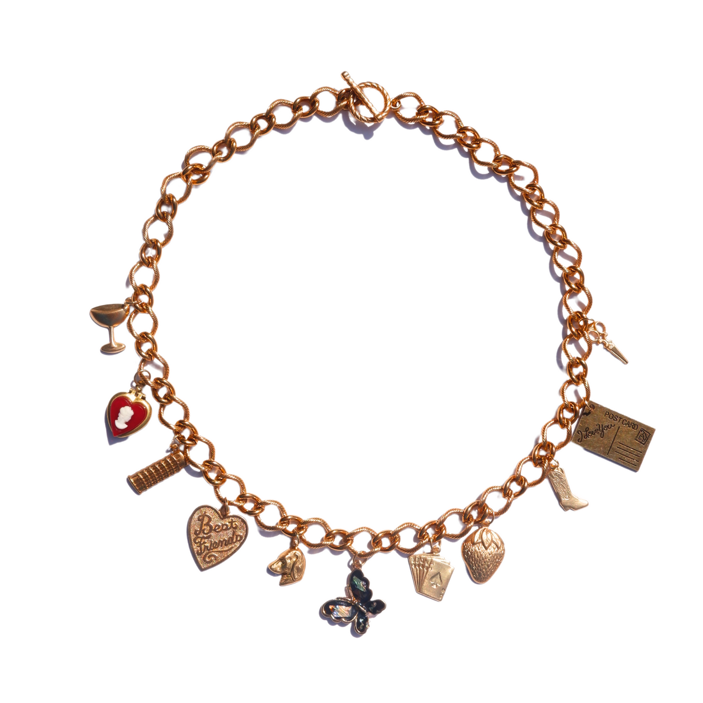 dealer's choice charm necklace